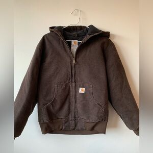 Carhartt Brown Hooded Jacket
